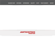 Tablet Screenshot of jantschitsch.de